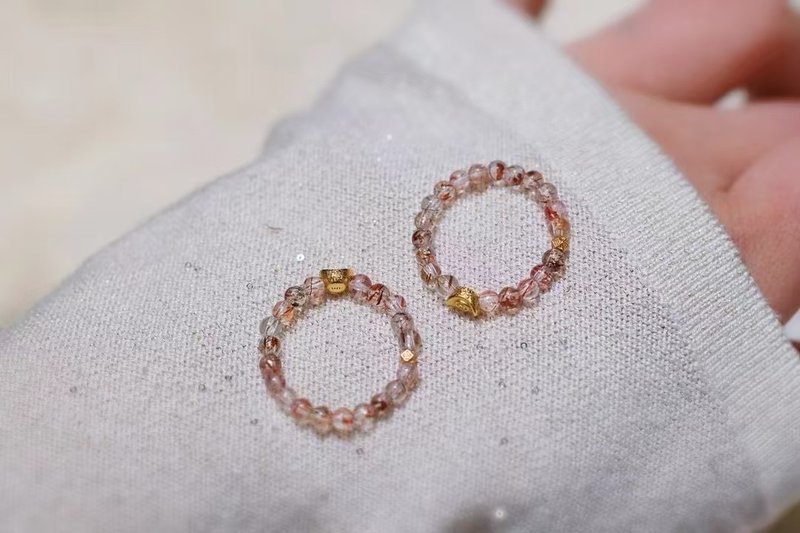 精品 黑金超七 彈彈戒/二入 Z-20250918-523 - 戒指 - 寶石 