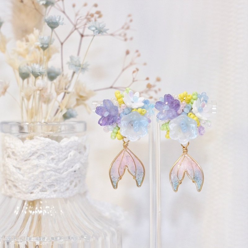 Dream Melody | Dream Melody - Earrings & Clip-ons - Resin Multicolor