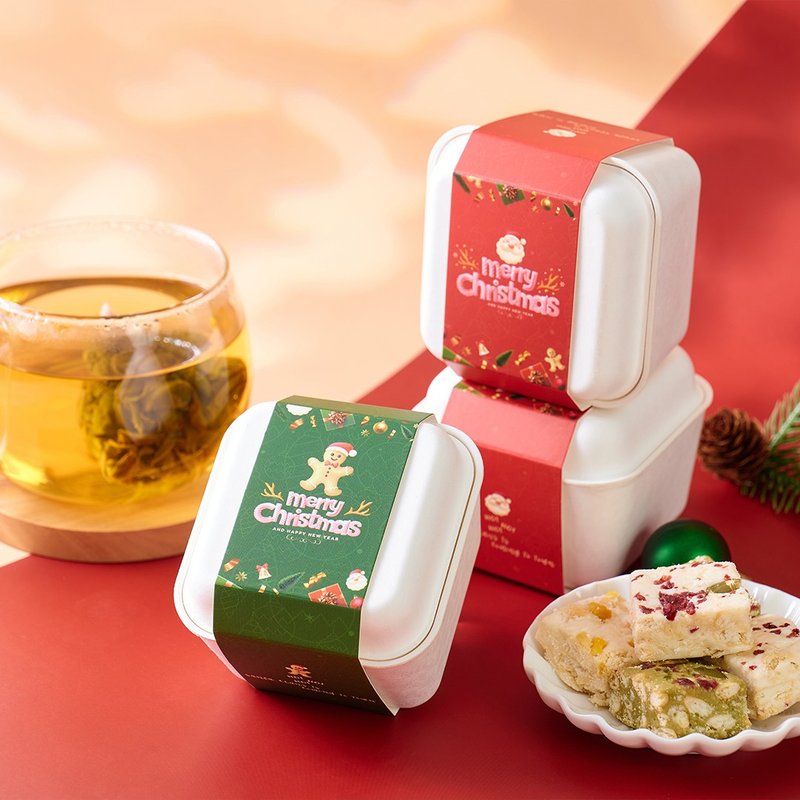 (預算30內)【聖誕交換禮物推薦】ESG永續小禮盒 環保推薦 可降解 - 茶葉/茶包/水果茶 - 其他金屬 紅色