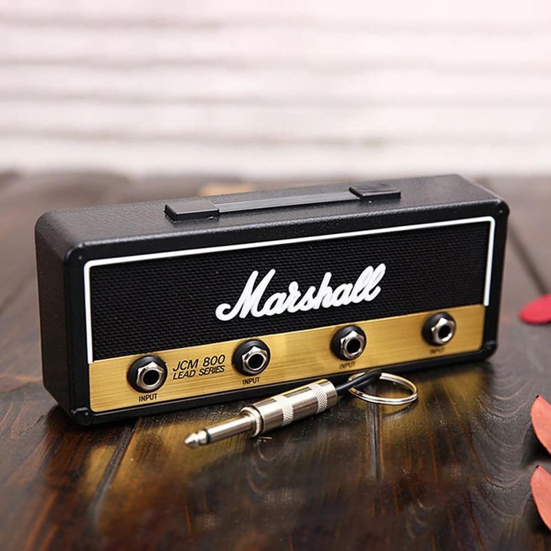 Marshall Jack Rack- Wall mounting Guitar amp Key Hanger. Includes 4 Guitar Plug - ตะขอที่แขวน - วัสดุอื่นๆ 