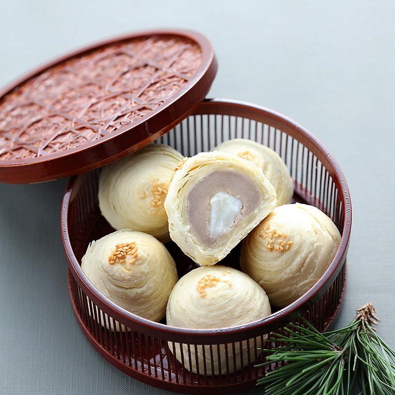 【A Congshi】12 pcs of taro crisps (mochi) - Cake & Desserts - Paper Purple