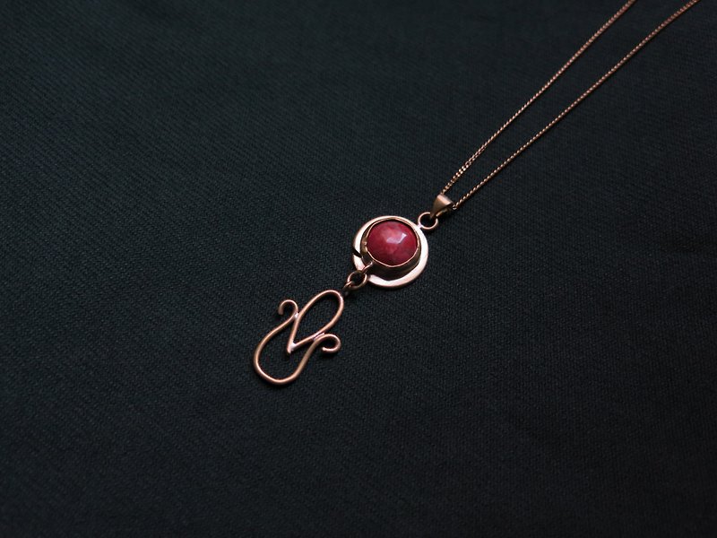 Egyptian series : the red desert - Necklaces - Copper & Brass Gold