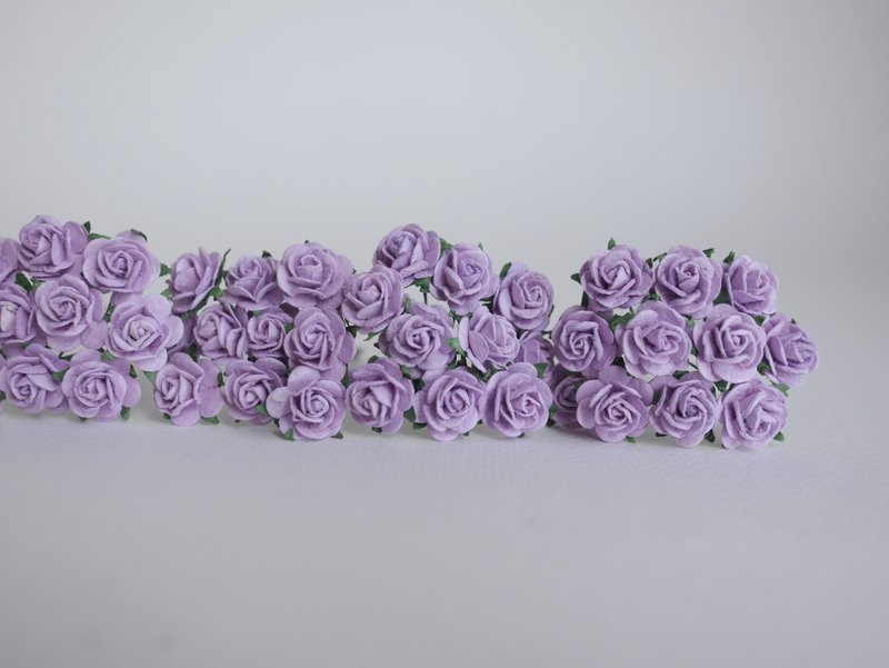 Paper flowers, centerpieces, DIY, 100 pieces size 1.5 cm., pale purple color. - Other - Paper Pink