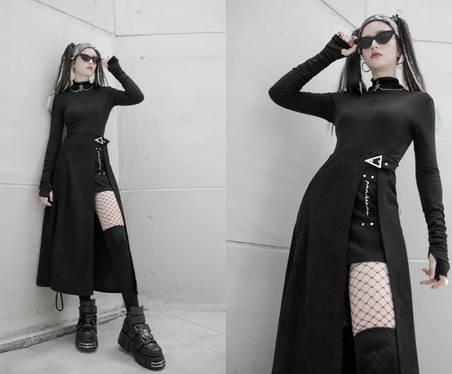 PUNK RAVE 巻きスカート　ゴシック　パンク パンクファッション レースアップゴシックパンクミニスカート