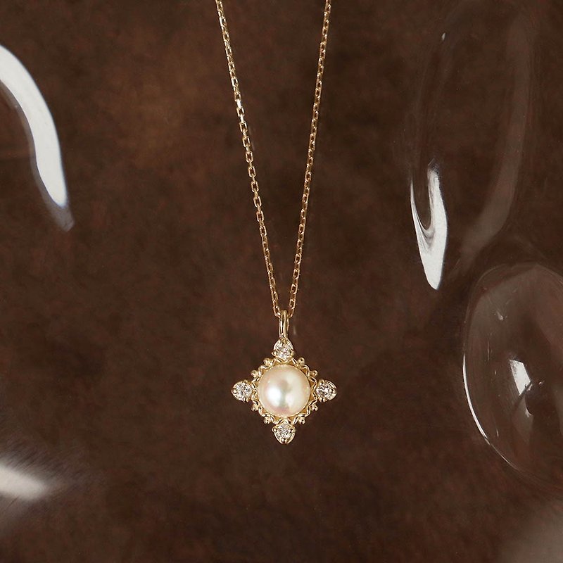 Visel Starlight Akoya Pearl Necklace - Necklaces - Precious Metals Gold