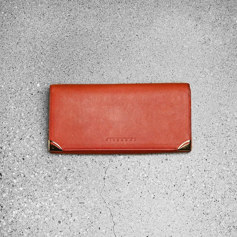 アンティークゴールドロングクリップGIVENCHY/Vintage - 財布 - 革 ピンク
