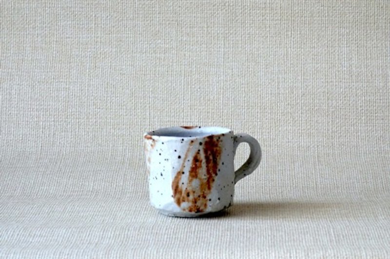 Mug Shinano Glaze A - แก้วมัค/แก้วกาแฟ - ดินเผา ขาว