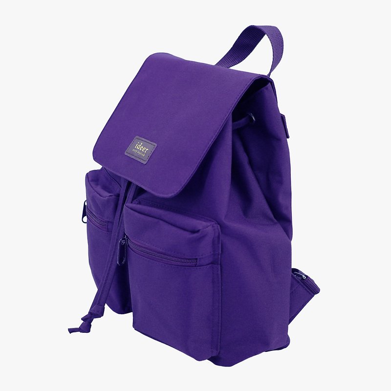 其他材質 背囊/背包 紫色 - 【轉運來】防潑水紫色尼龍超輕背包 後背包 電腦包 旅行 書包