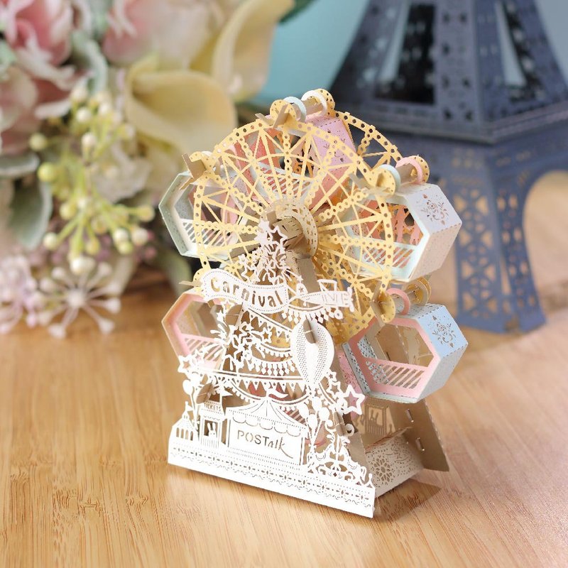 Ferris Wheel Grand Edition  - POSTalk Light Model Gift Card (LM-47) - Other - Other Materials Multicolor