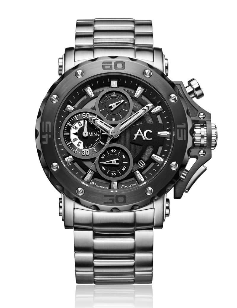 【AC Watch】Popular Best-Selling 9205MCBTBBA-Space Silver - Men's & Unisex Watches - Stainless Steel 