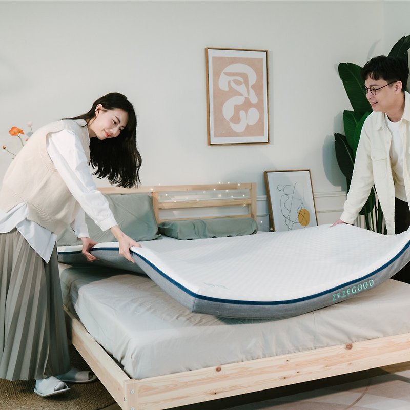 Double layer sleeping mattress 10cm - Bedding - Other Materials White
