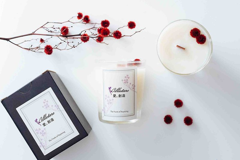 Goody Bag - Dry Floral Candle and Sensitive Skin Cheese / Handmade Soap - 【【B】】 ((Taiwan, Hong Kong and Macao Free) - น้ำหอม - พืช/ดอกไม้ 