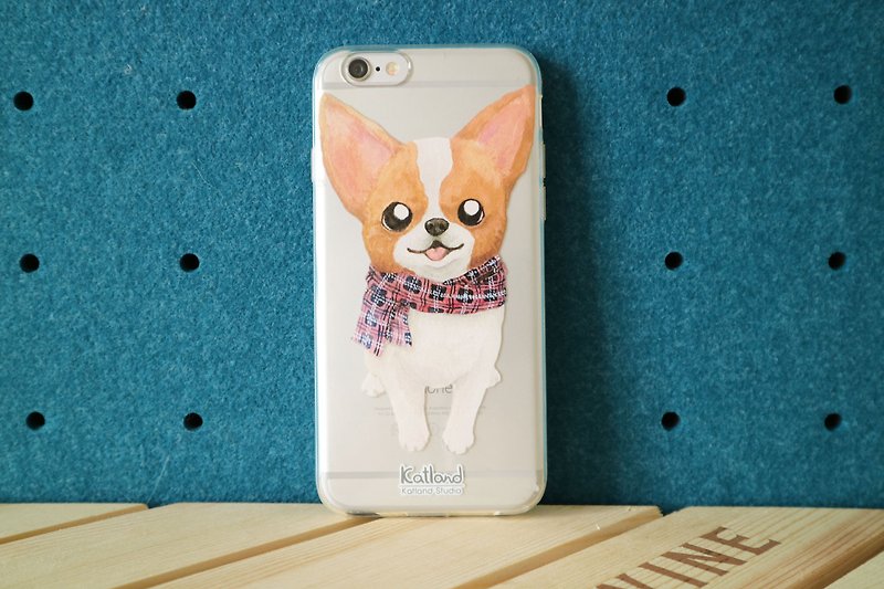 Own Design-Chihuahua Phone Case D19_0 - เคส/ซองมือถือ - พลาสติก สีนำ้ตาล