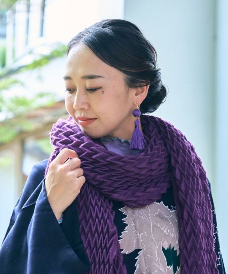 【熱門預購】彩緞手鞠流蘇耳環 (四色) 72WZ5301 - 耳環/耳夾/耳骨夾 - 銅/黃銅 