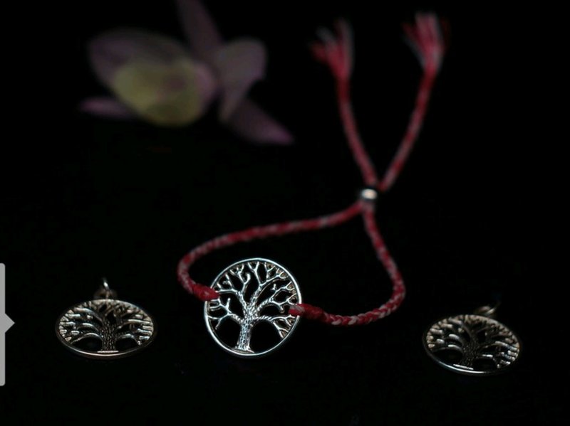 Tree of Life exclusive custom Silver chain bracelet - สร้อยข้อมือ - เงินแท้ 