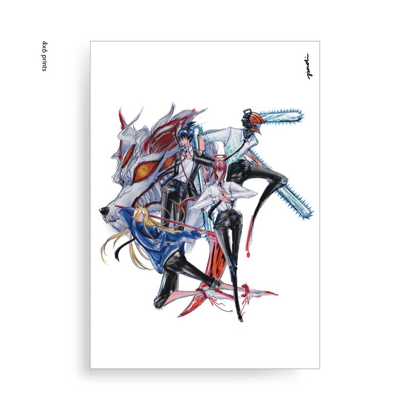 4x6 CSM Tokyo Division 4 Prints - 卡片/明信片 - 紙 