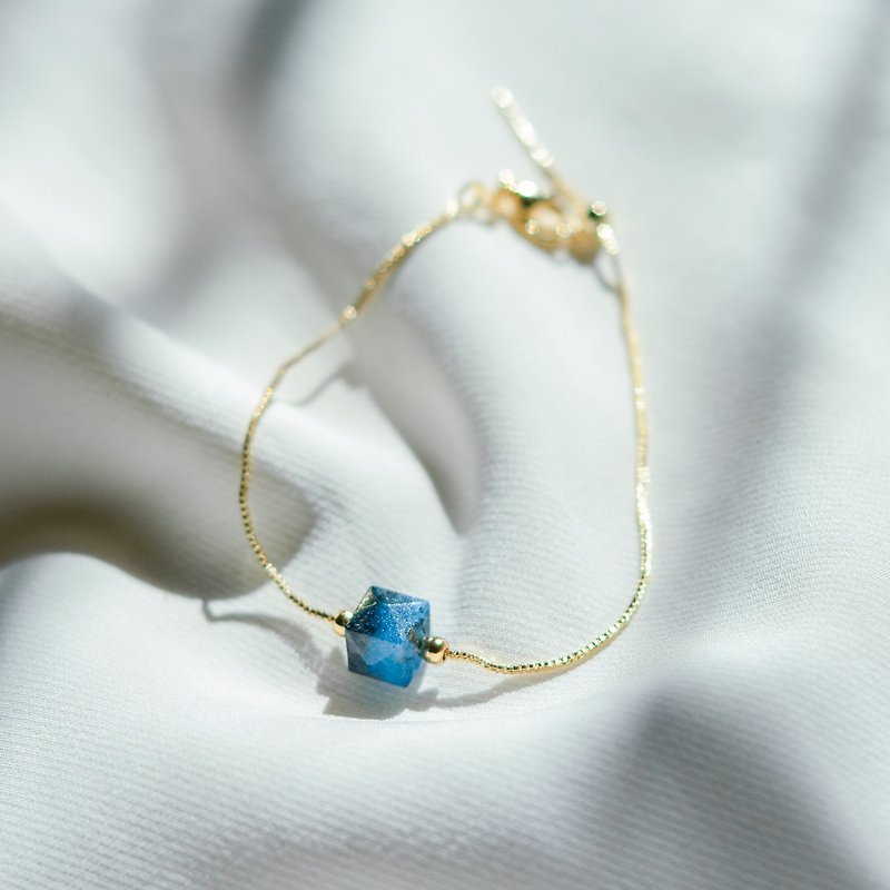 【Environmental Bracelet】Puru-Qingkong Bracelet/Pure Handmade/Gift/Recommendation - Bracelets - Plants & Flowers Blue