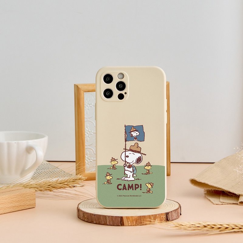 SNOOPY史努比 CAMP全包iPhone手機殼 - 手機殼/手機套 - 矽膠 多色