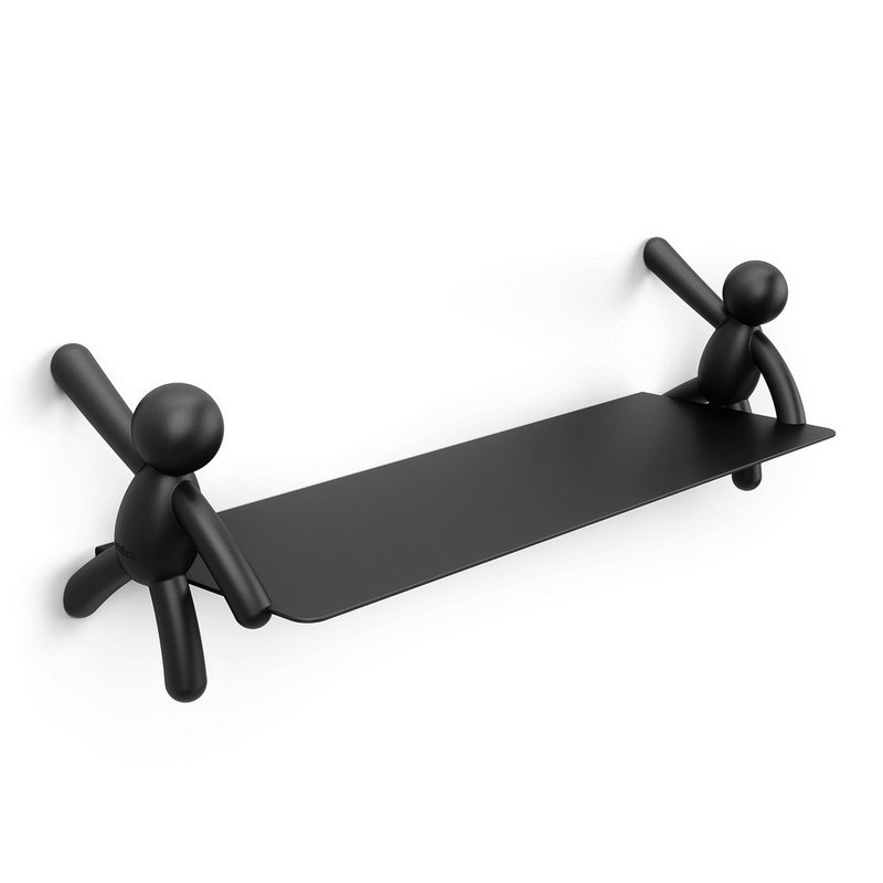 【Umbra】Buddy wall-mounted storage rack (jet black) | Storage rack - Bathroom Supplies - Acrylic 