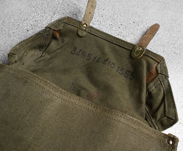 30s 40s TALON Zip Vintage French Military Bag -  Norway