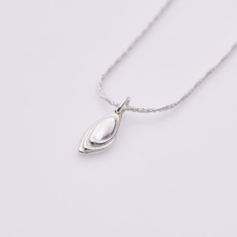 流動純銀長項鍊 silver whirling necklace - 項鍊 - 純銀 