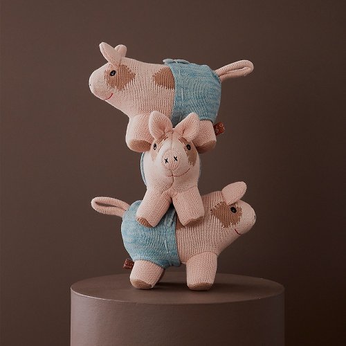 OYOY 丹麥質感家居 寶貝造型抱枕 / 雨果小豬