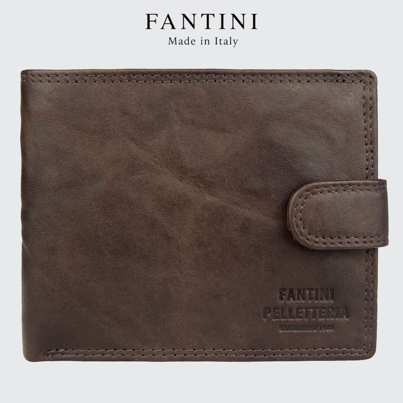 Leather wallet large with coin pocket Madrid - กระเป๋าสตางค์ - หนังแท้ 