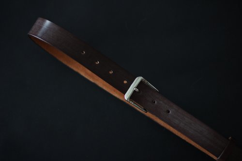 Mou Mou Leather Craft Handmade Handcrafted J&E Sedgwick English Bridle Leather Belt - Assorted Colour