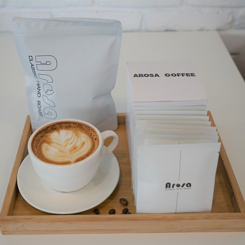 【Arosa阿洛薩】精品咖啡嘗鮮 世界文學殿堂 咖啡耳掛盒8包 SCA - 咖啡/咖啡豆 - 其他材質 白色