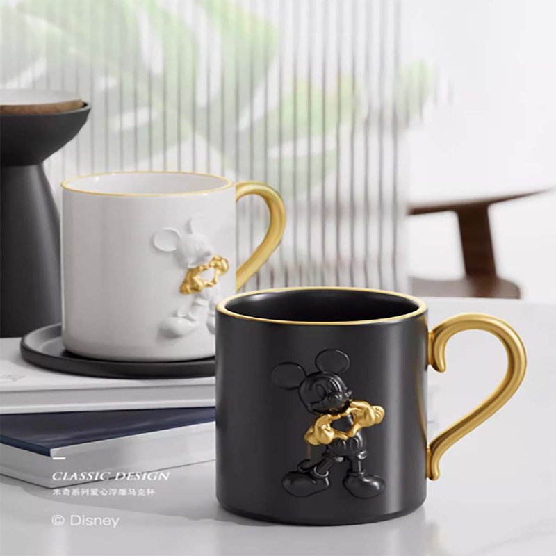 【Free Shipping】Ceramic Water Cup Girls Gift Household Coffee Cup Cute Mug Female GERM - แก้ว - วัสดุอื่นๆ หลากหลายสี