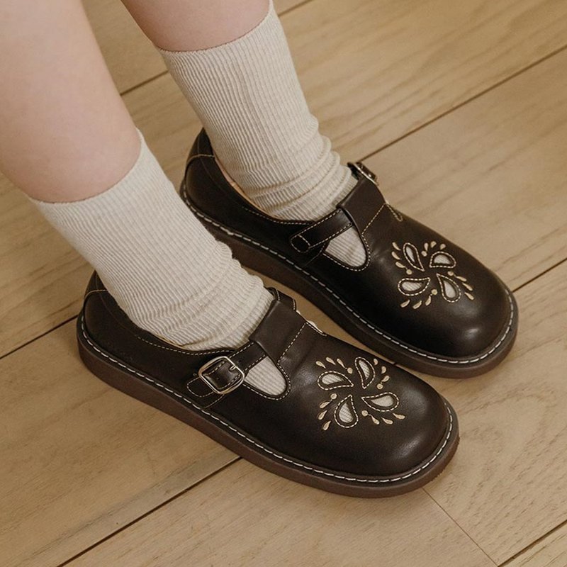 PRE-ORDER韓國品牌 MACMOC BillyT束帶刺繡樂福鞋 (鞋跟 3cm) BR - 其他 - 其他材質 