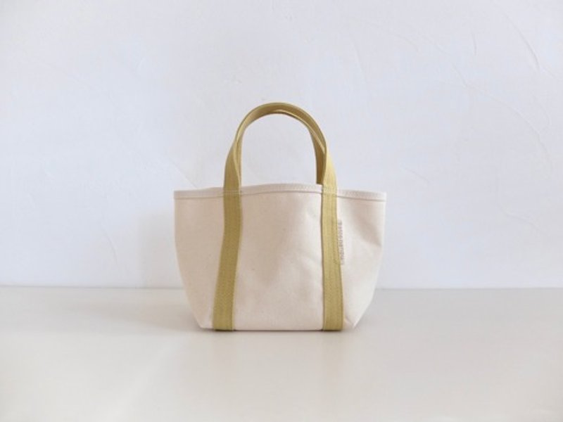 Pinkoi Proxy Purchase -  [Made to order] Tote bag XS size, beige x wheat (crisp canvas) - Handbags & Totes - Cotton & Hemp 