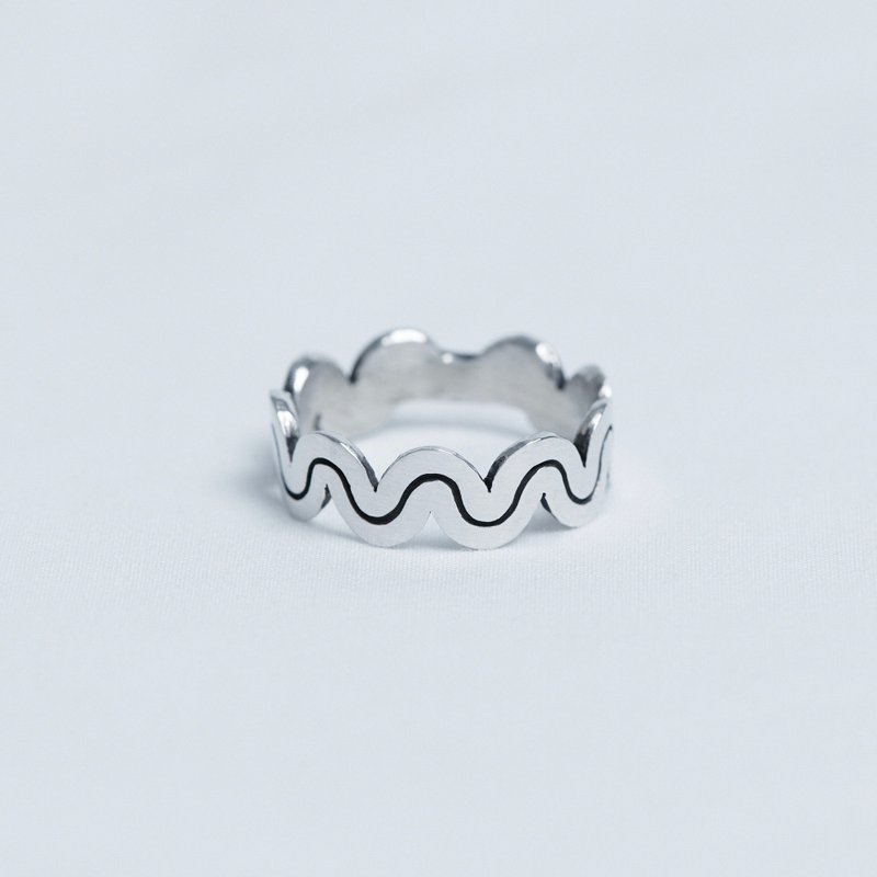 Wave line ring - General Rings - Sterling Silver Silver