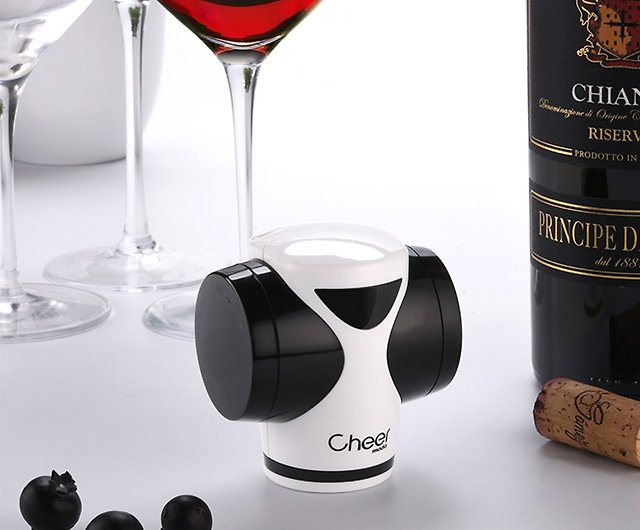 skovl Hændelse rutine Free shipping-10% off for a limited time] cheer electric wine vacuum stopper,  automatic electronic vacuuming and keeping fresh - Shop Cheer moda - Bottle  & Can Openers - Pinkoi