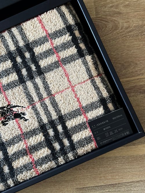 BURBERRY チェック柄 バスタオル 60x120cm 新品未使用】BURBERRY バーバリー バスタオル｜Yahoo!フリマ（旧