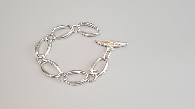 Sterling silver bracelet/designer handmade products/925 Silver/cocoa bean series - Bracelets - Sterling Silver Silver
