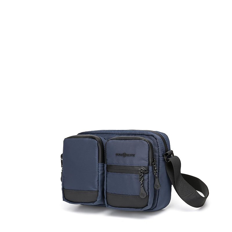【 環保永續 】再生尼龍 斜背包 側背包 旅行包 - Dylan 深藍色