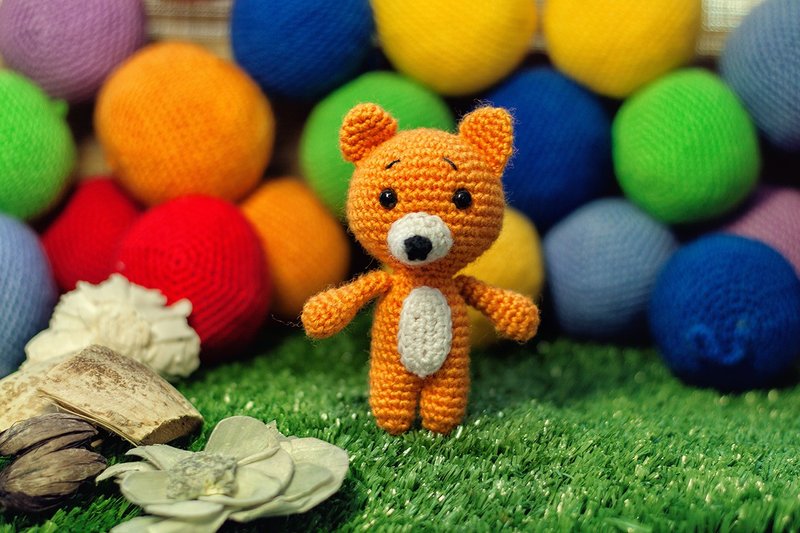 Crochet fox, Crochet fox Stuffed toy, fox toy,  knitted fox, Cute plush fox - 寶寶/兒童玩具/玩偶 - 羊毛 
