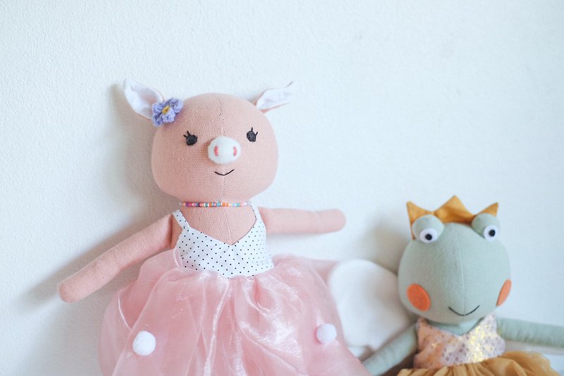 princess doll - 嬰幼兒玩具/毛公仔 - 棉．麻 粉紅色