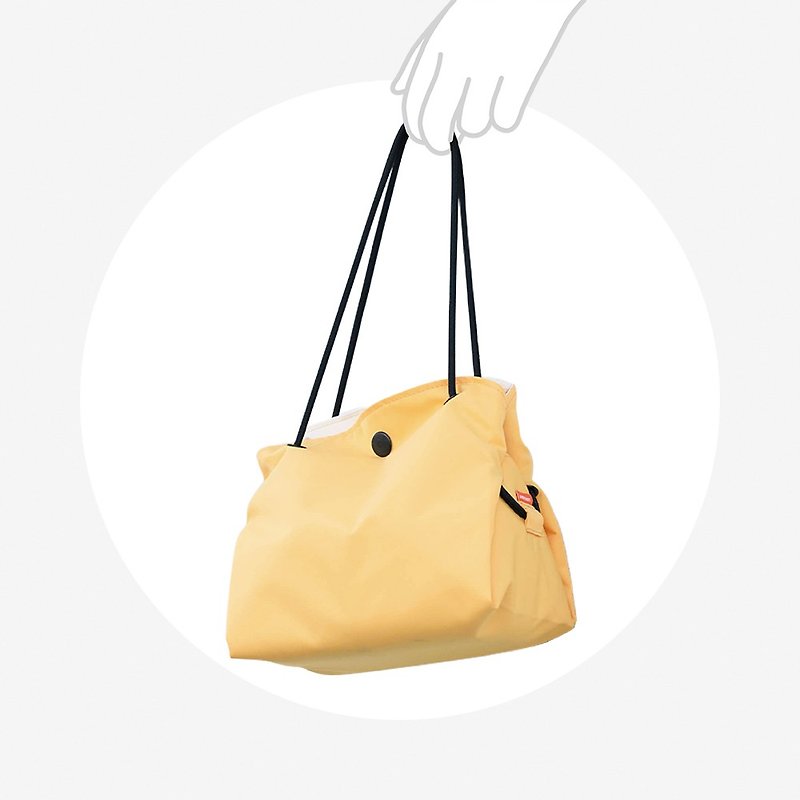food bag - กระเป๋าถือ - วัสดุอื่นๆ สีเหลือง