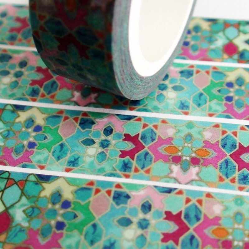 Sample Mini Washi Tape Glory Morocco - มาสกิ้งเทป - กระดาษ 