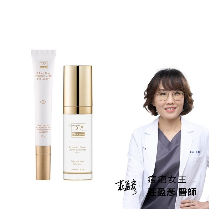 DRX 養膚先修 2入組 ( 超酵A醛/EGF胜肽眼霜) - 乳霜 - 其他材質 銀色