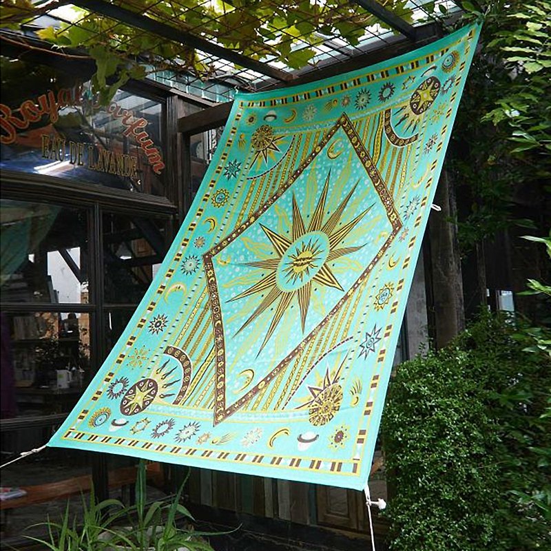 [Popular Pre-order] Moon Sun Hanging Cloth Retro Multi-Function (5 Colors) IASP4101 - Posters - Other Materials 
