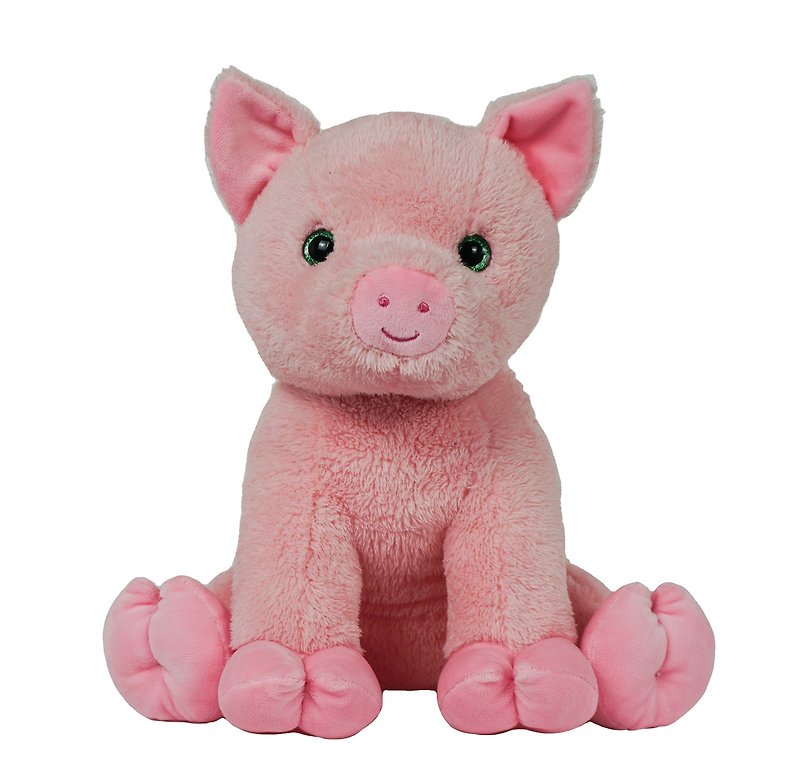 豚の茎_手作りギフトボックス5個入り MoreThanaBear フフベア手作り工房 針なし人形 - 知育玩具・ぬいぐるみ - サステナブル素材 ピンク