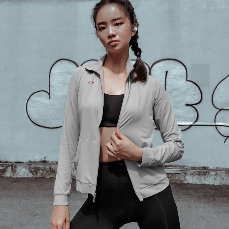 【M COOUV】スタンドカラー スポーツ レディースジャケット UV-F407 - ジャケット - その他の素材 