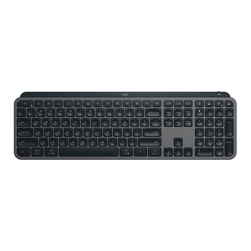 MX KEYS S Wireless Advanced Keyboard (US English) (2 colors) - อุปกรณ์เสริมคอมพิวเตอร์ - โลหะ สีดำ