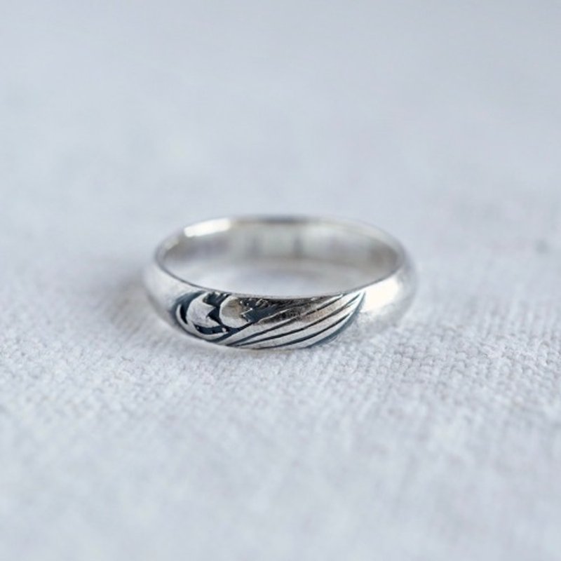Lily of the valley single ring [R087SV] - 戒指 - 其他金屬 