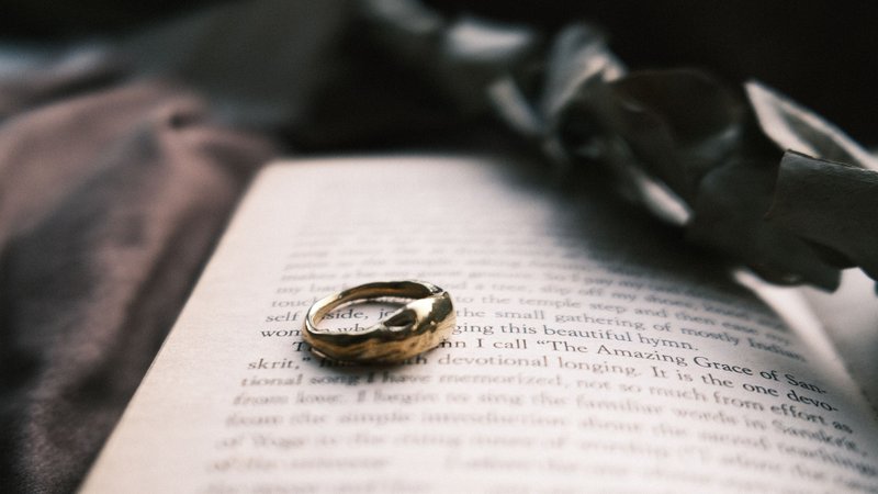 Mori Sunhojewelry_Sea and Flower___Fat Rock Ring - General Rings - Copper & Brass Gold