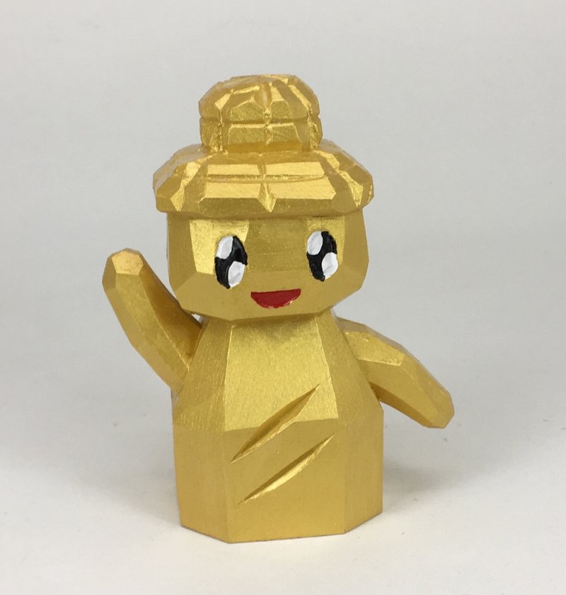 おしゃかさま　大 - 擺飾/家飾品 - 木頭 金色