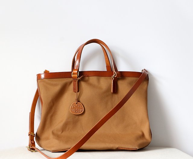A4 size thick luxury cowhide handbag diagonal storage bag - 設計館
